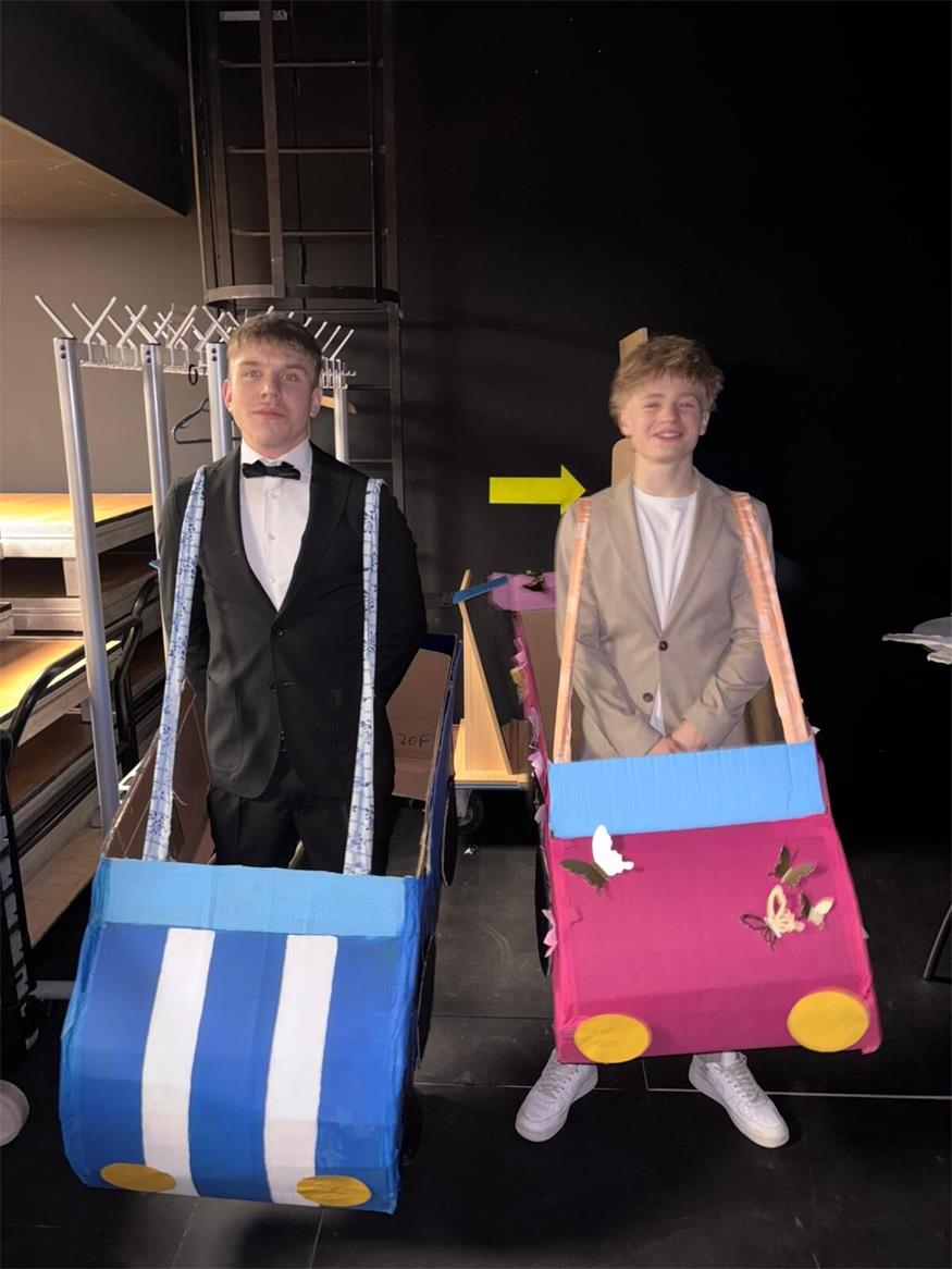 Backstage beim Schulball der Kurzwiese Eisenstadt