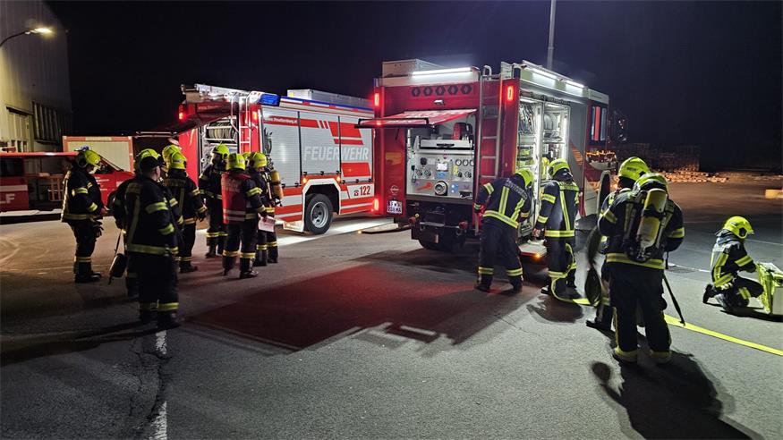 Feuerwehr übte bei Felix Austria