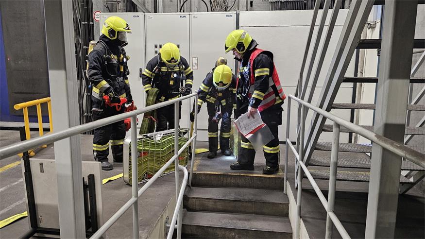 Feuerwehr übte bei Felix Austria