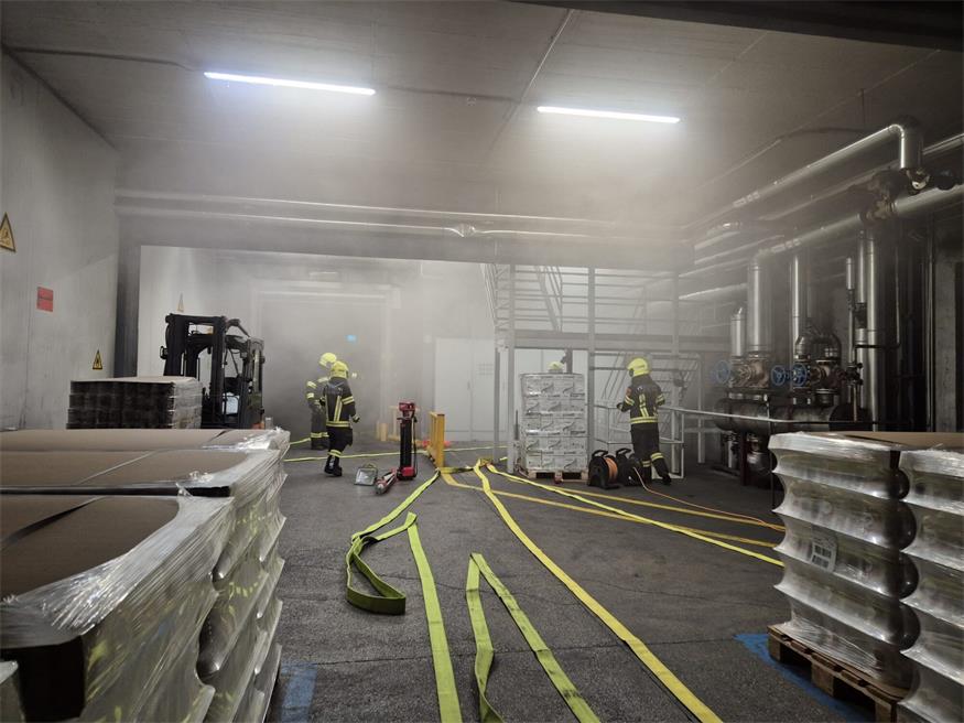 Feuerwehr übte bei Felix Austria