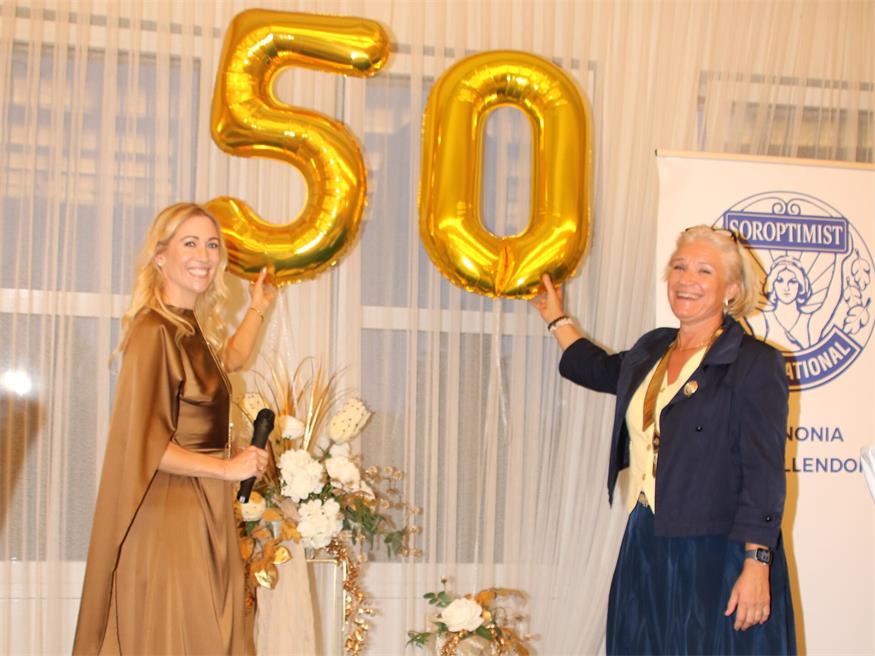 „Golden Girls“: Schwestern vom Soroptimistclub feierten 50er