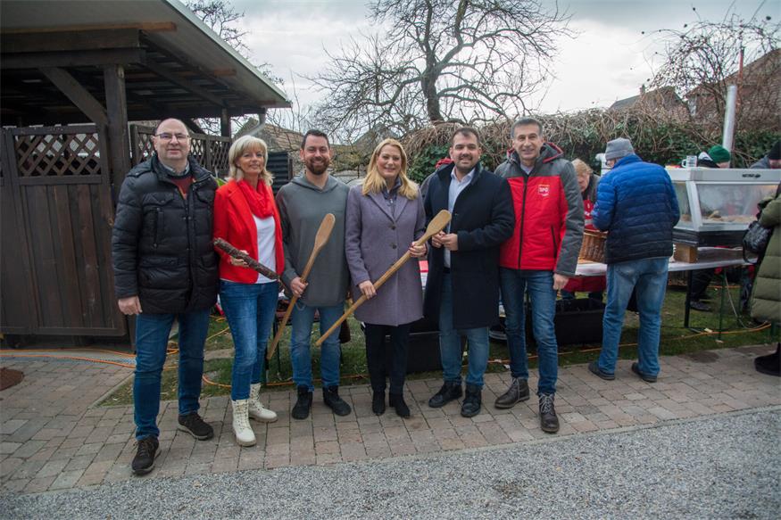 Wallern: Sozialistische Jugend lud zum Sautanz