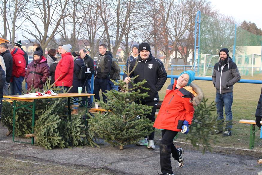 In Stoob „flogen“ Christbäume