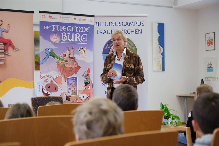 Thomas Brezina machte Ruster Kids Lust aufs Lesen