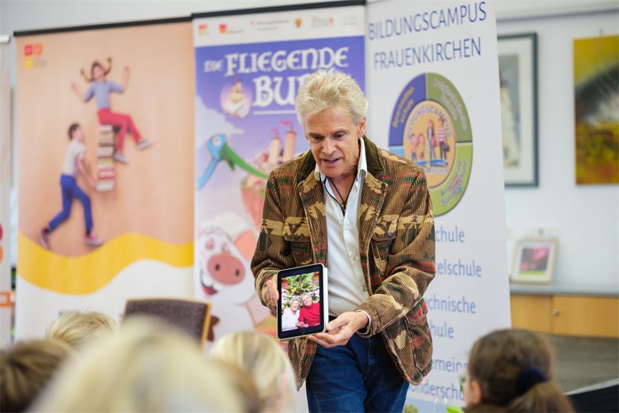 Thomas Brezina machte Ruster Kids Lust aufs Lesen