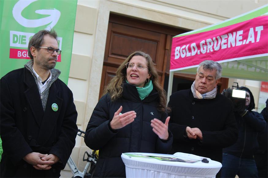 Vereinter Auftritt mit Werbung fürs „grüne Kreuzerl“