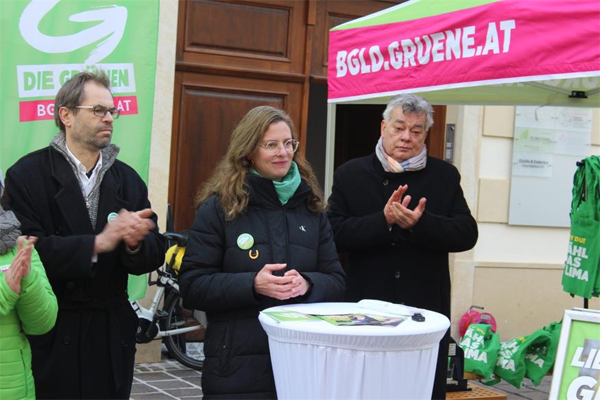 Vereinter Auftritt mit Werbung fürs „grüne Kreuzerl“