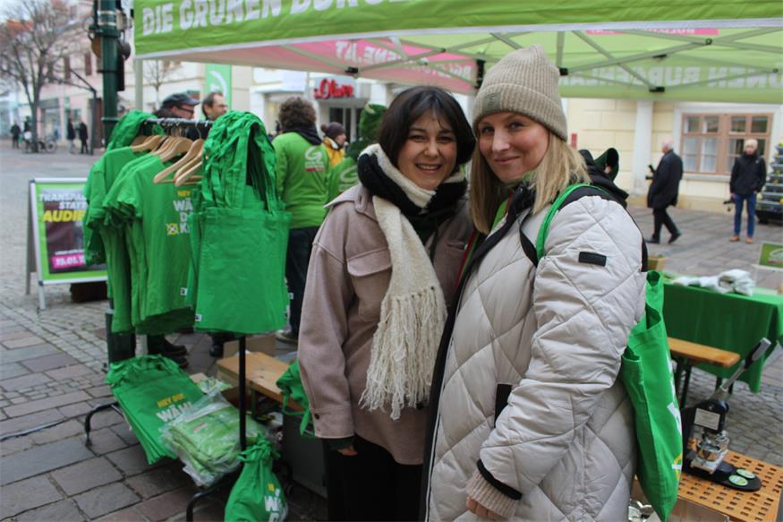 Vereinter Auftritt mit Werbung fürs „grüne Kreuzerl“