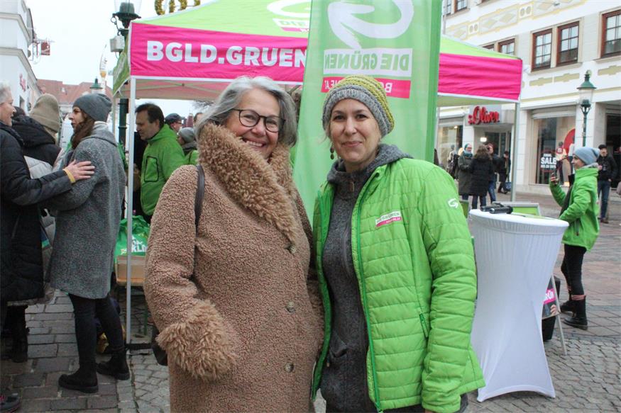 Vereinter Auftritt mit Werbung fürs „grüne Kreuzerl“