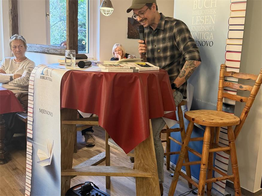 Literarische Schmankerl bei Heurigenlesung in Kroatisch Minihof