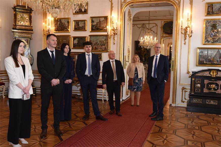 Angelobung: Doskozil bei Van der Bellen in der Hofburg
