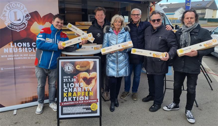Lions Neusiedler See: Faschingskrapfen essen mit gutem Gewissen