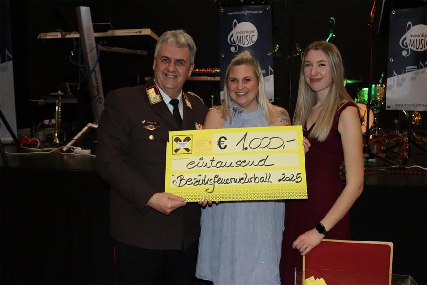Florianis tanzten beim Bezirksfeuerwehrball in Neutal