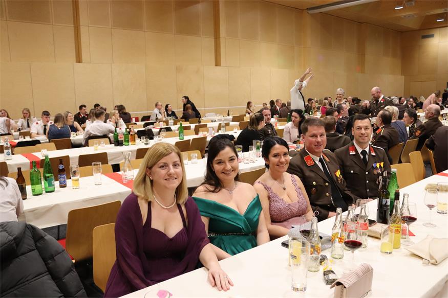 Florianis tanzten beim Bezirksfeuerwehrball in Neutal