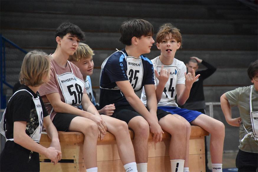 Reger Zulauf beim Talente-Check in der Sporthalle Oberwart