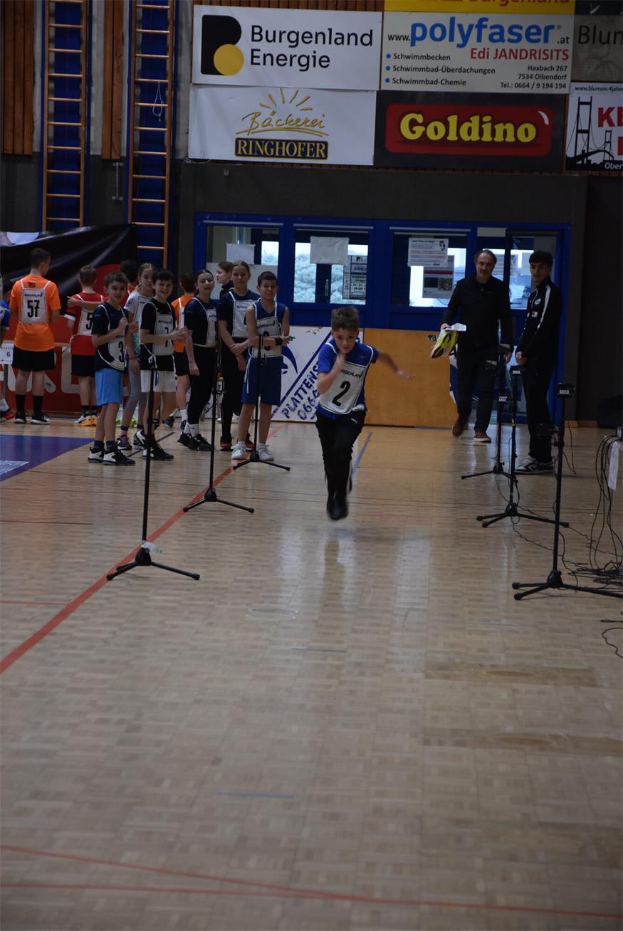 Reger Zulauf beim Talente-Check in der Sporthalle Oberwart