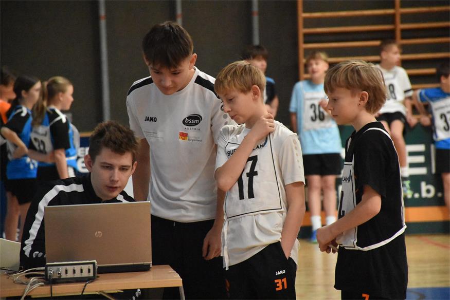 Reger Zulauf beim Talente-Check in der Sporthalle Oberwart