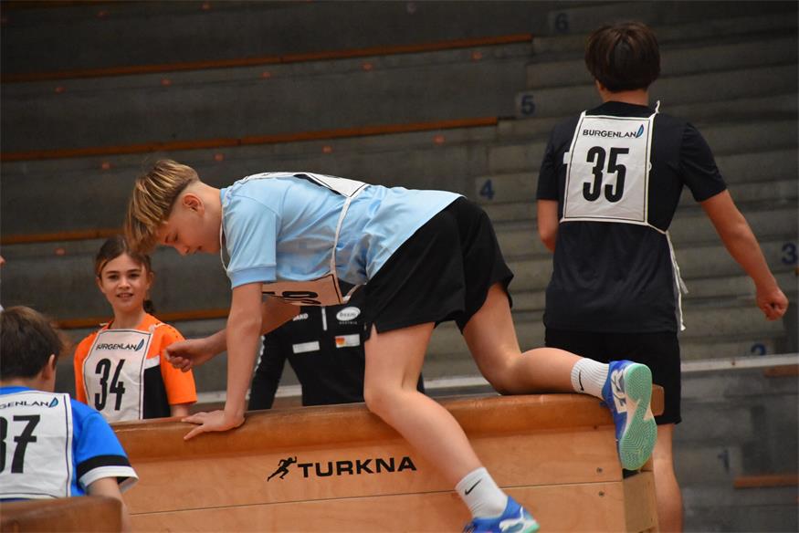 Reger Zulauf beim Talente-Check in der Sporthalle Oberwart