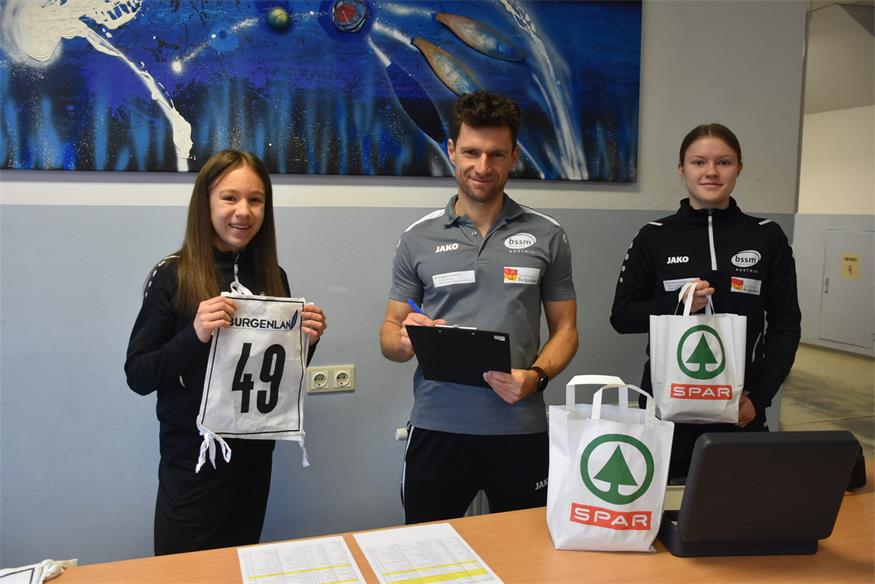 Reger Zulauf beim Talente-Check in der Sporthalle Oberwart