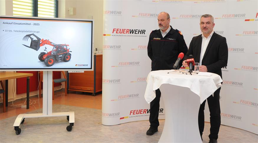 Feuerwehr präsentierte Jahresbilanz und erstes E-Tanklöschfahrzeug