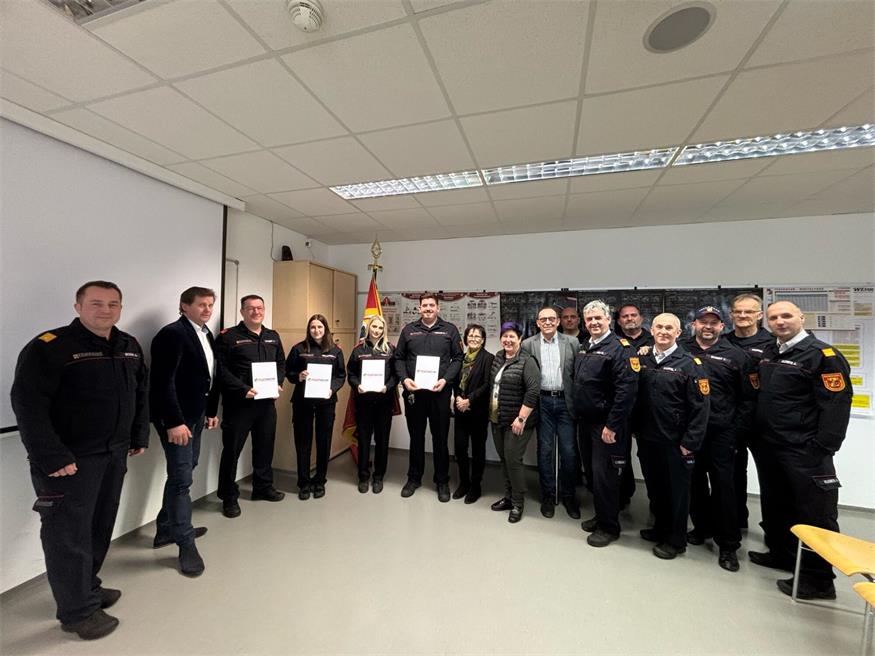Oberpullendorfer Feuerwehrleute leisteten im Vorjahr 9.784,5 Stunden
