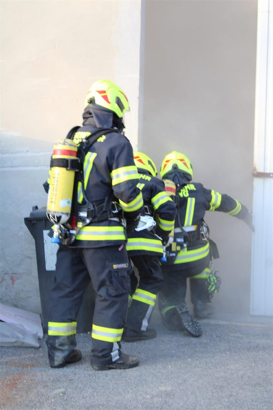 Übung mit 94 Feuerwehrleuten in Rattersdorf hat gut gefunkt