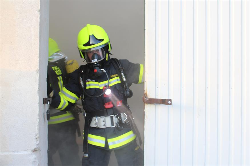 Übung mit 94 Feuerwehrleuten in Rattersdorf hat gut gefunkt