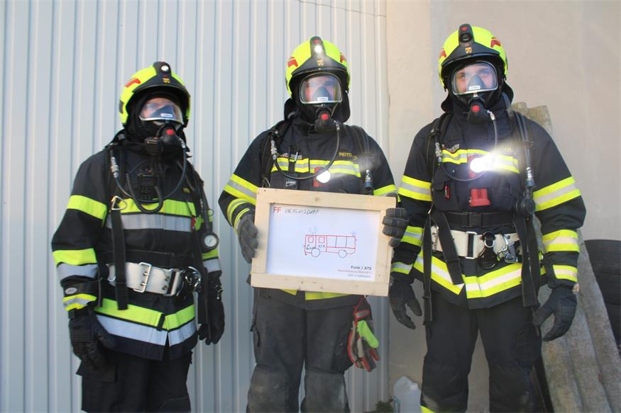 Übung mit 94 Feuerwehrleuten in Rattersdorf hat gut gefunkt