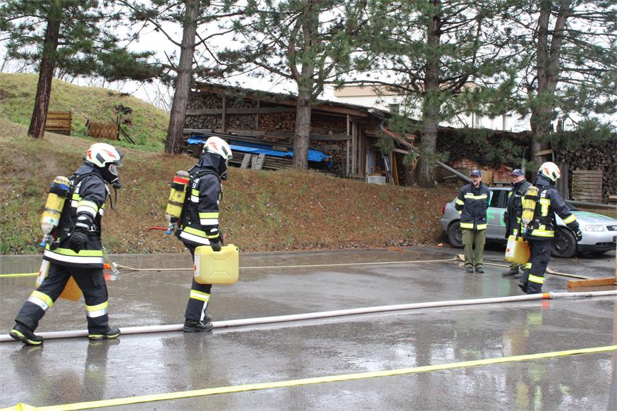 Speerspitzen von vier Feuerwehren unterzogen sich Leistungsprüfung
