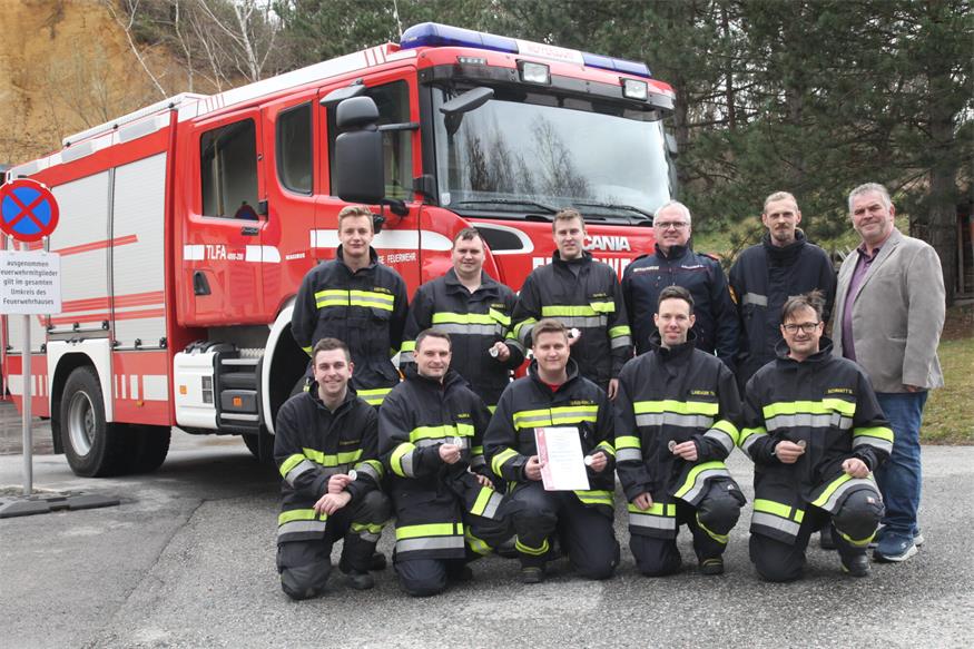 Speerspitzen von vier Feuerwehren unterzogen sich Leistungsprüfung