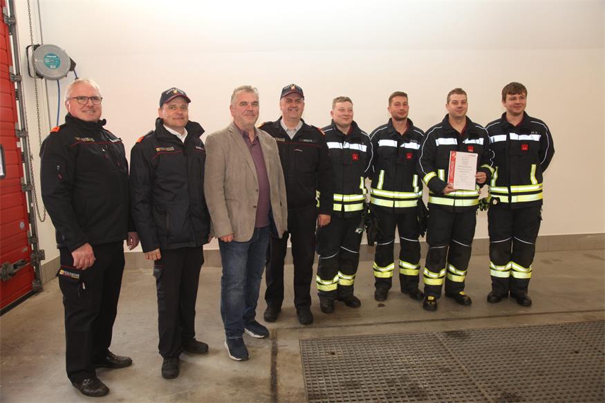 Speerspitzen von vier Feuerwehren unterzogen sich Leistungsprüfung
