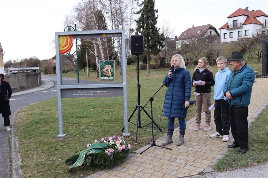 Gedenkfeier für die jüdischen Opfer der Shoa aus Kobersdorf