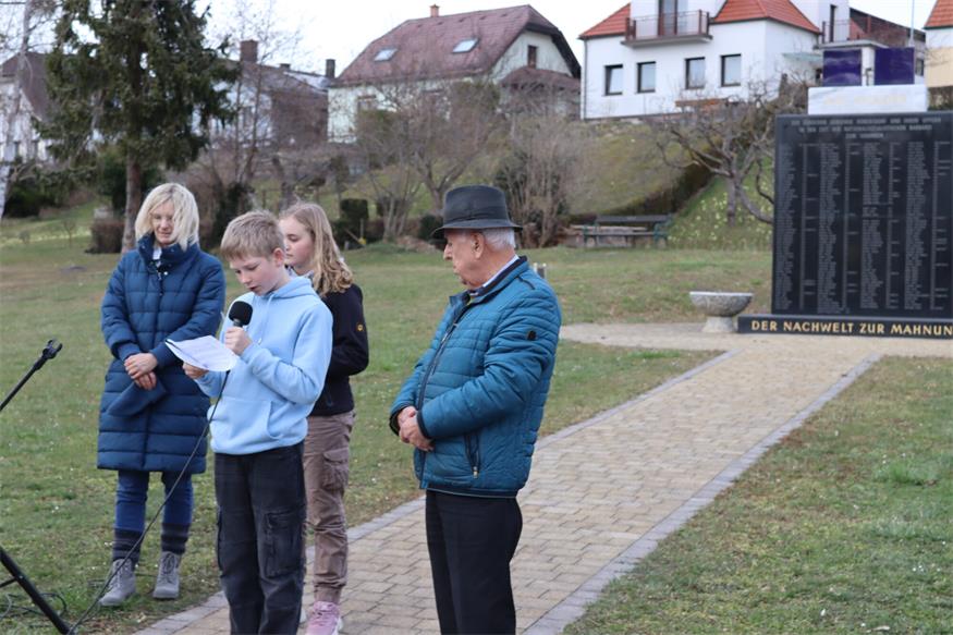 Gedenkfeier für die jüdischen Opfer der Shoa aus Kobersdorf
