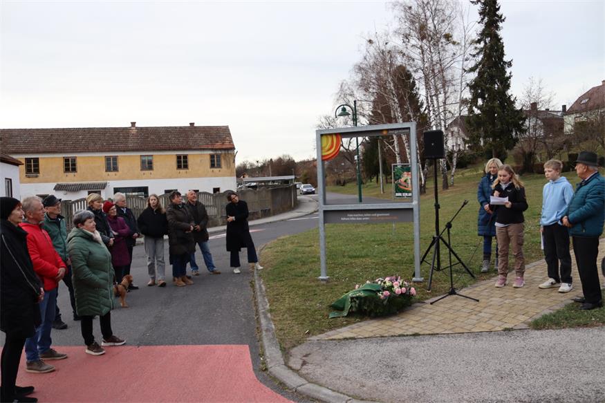 Gedenkfeier für die jüdischen Opfer der Shoa aus Kobersdorf