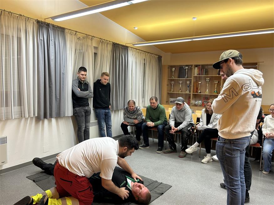 Erste-Hilfe-Schulung speziell für Forchtenauer Feuerwehr