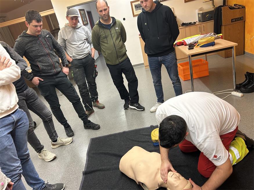 Erste-Hilfe-Schulung speziell für Forchtenauer Feuerwehr