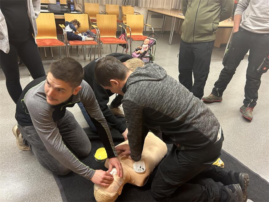 Erste-Hilfe-Schulung speziell für Forchtenauer Feuerwehr
