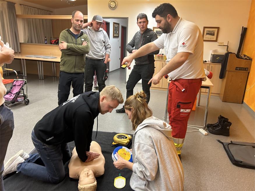 Erste-Hilfe-Schulung speziell für Forchtenauer Feuerwehr