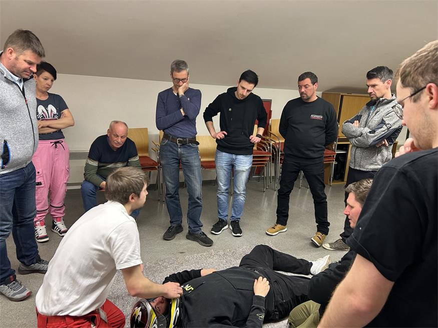 Erste-Hilfe-Schulung speziell für Forchtenauer Feuerwehr