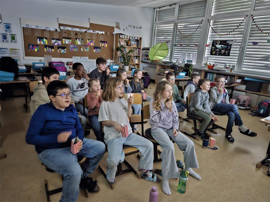 Pilgersdorfer Volksschule wurde zum „Vorlesekino“