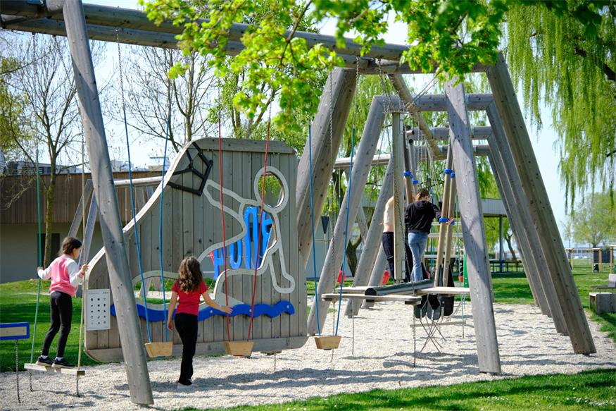 Europas längste Hüpfburg steht in Podersdorf