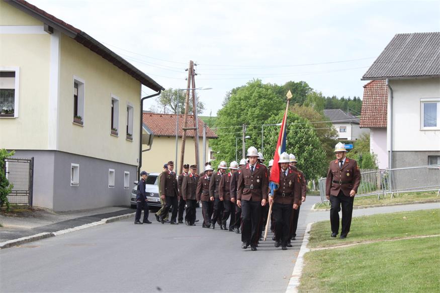 Prozession zu Ehren des Heiligen Florian in Bubendorf