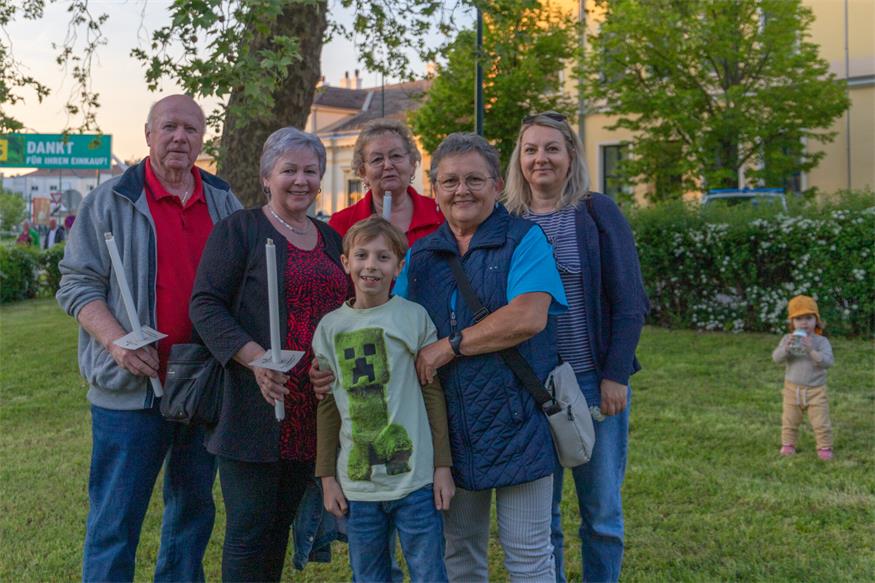 Fackelzug zum 1. Mai in Bruckneudorf und Bruck