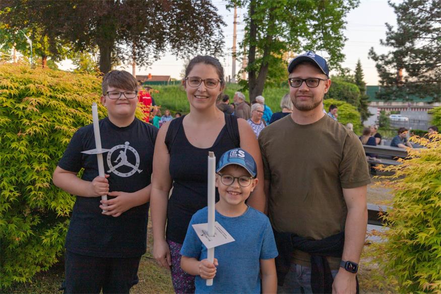 Fackelzug zum 1. Mai in Bruckneudorf und Bruck