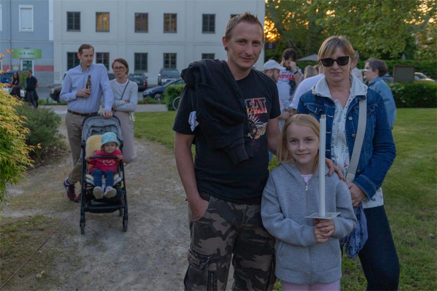 Fackelzug zum 1. Mai in Bruckneudorf und Bruck