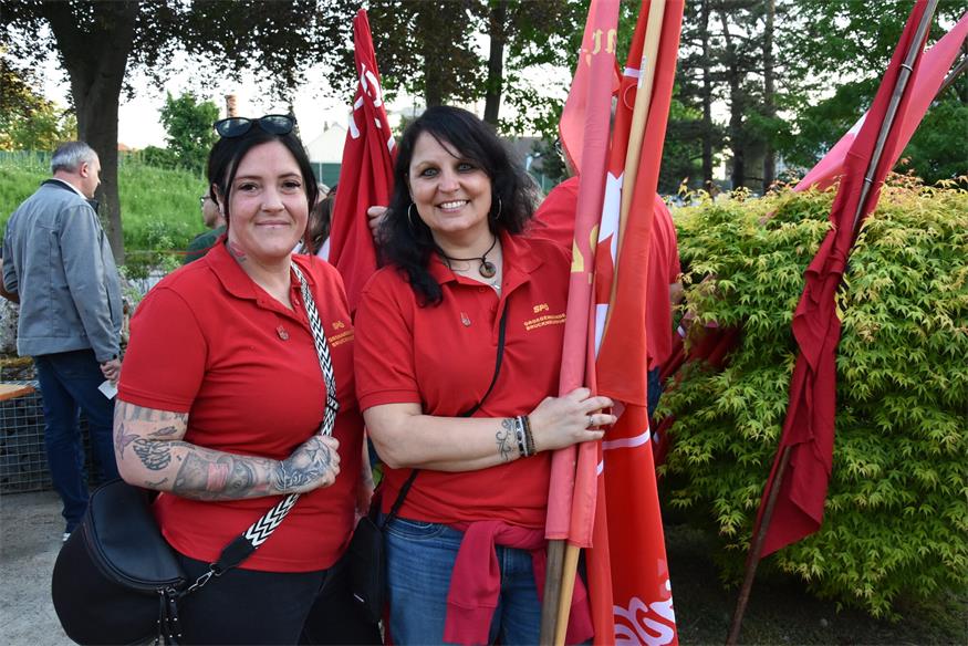 Fackelzug zum 1. Mai in Bruckneudorf und Bruck