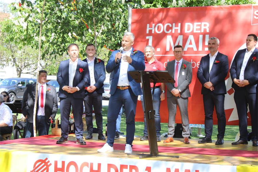 „Zusammenhalt und Miteinander“: SPÖ-Bezirksmaifeier in Lutzmannsburg