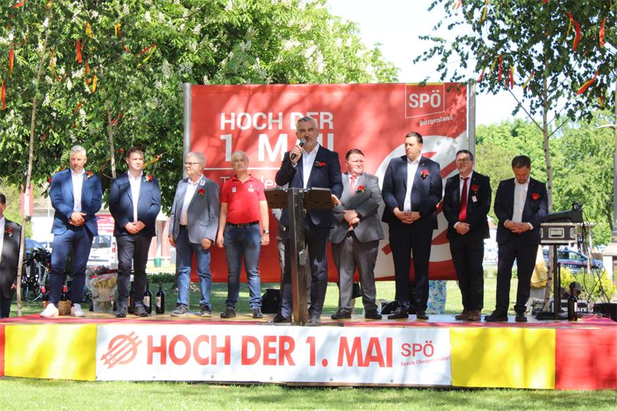 „Zusammenhalt und Miteinander“: SPÖ-Bezirksmaifeier in Lutzmannsburg