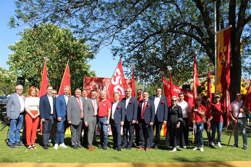 „Zusammenhalt und Miteinander“: SPÖ-Bezirksmaifeier in Lutzmannsburg