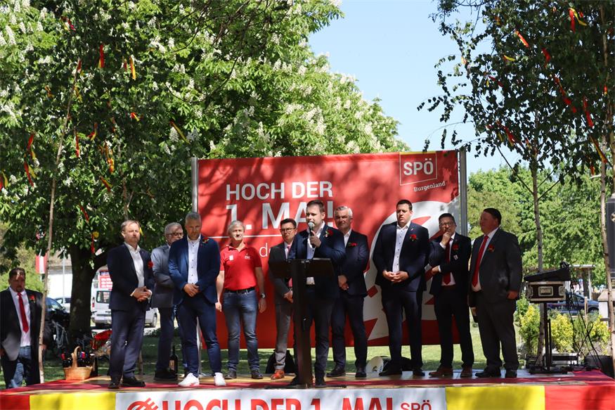 „Zusammenhalt und Miteinander“: SPÖ-Bezirksmaifeier in Lutzmannsburg